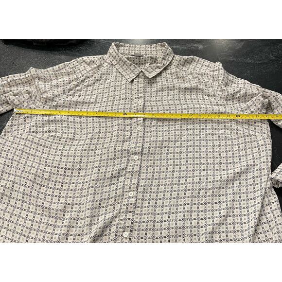 Liz Claiborne Woman patterned long sleeve blouse 3X - Picture 6 of 8